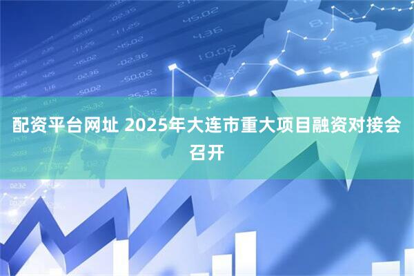配资平台网址 2025年大连市重大项目融资对接会召开